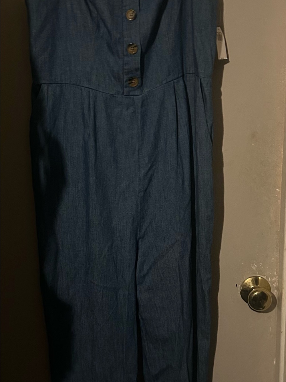 Blue Women Denim Jumpsuit